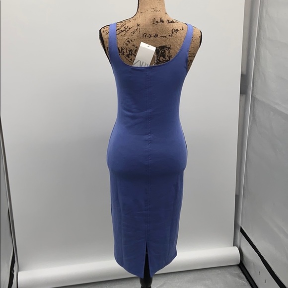 Zara bloggers fave light blue bodycon dress - Picture 6 of 12